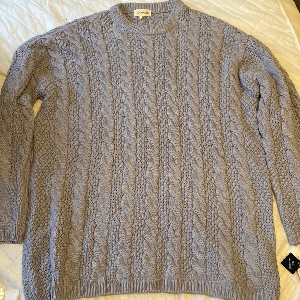Lavender oversized sweater-NWT
